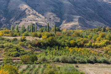 View of the mountains in Armenia