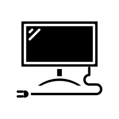 television solid icon