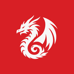 dragon logo designs template