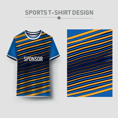 Sports jersey and background for sublimation print