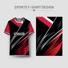Sports jersey and background for sublimation print
