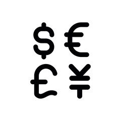currency icon vector illustration