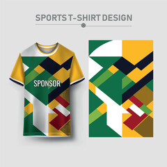 Sports jersey and background for sublimation print