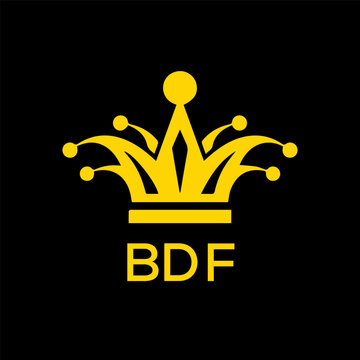 BDF  logo design template vector. BDF Business abstract connection vector logo. BDF icon circle logotype.
