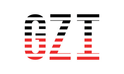 GZI three initial letter iconic line negative space minimal logo design vector template. monogram, abstract, wordmark, business, typography, minimalist, brand, company, flat, modern, unique, simple