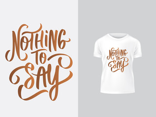Vector never stop slogan graphic typography t shirt design