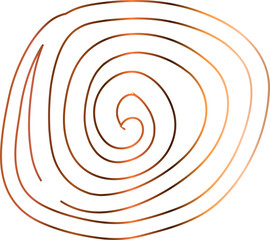 Abstract figure drawing gradient design.