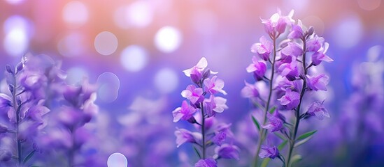 flower Angelonia bokeh abstract background