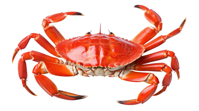 Crab isolated on transparent and white background.PNG image