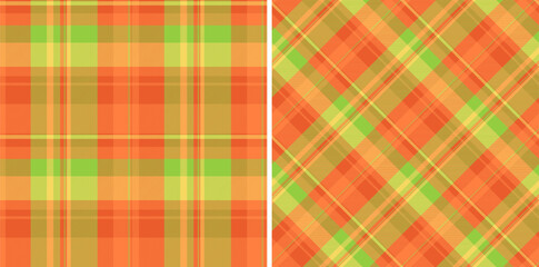 Seamless background fabric of tartan textile plaid with a vector pattern texture check.