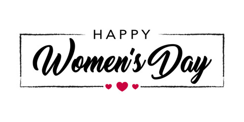 Happy Woman's Day - obrazy, fototapety, plakaty