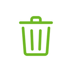 Trash bin icon