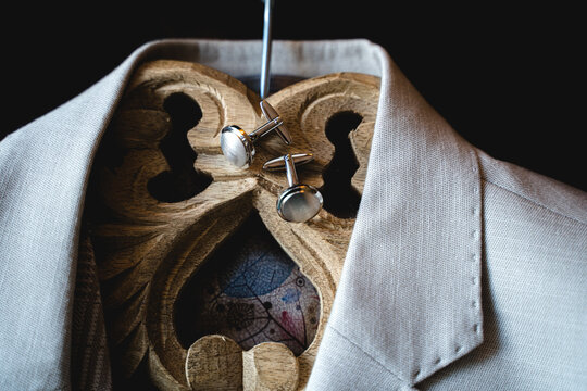 Elegante Manschettenkn&ouml;pfe als stilvolles Accessoire f&uuml;r Herrenmode