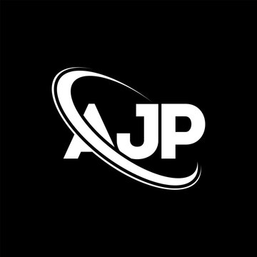 AJP logo. AJP letter. AJP letter logo design. Initials AJP logo linked with circle and uppercase monogram logo. AJP typography for technology, business and real estate brand.