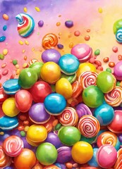 colorful candies