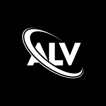 ALV logo. ALV letter. ALV letter logo design. Initials ALV logo linked with circle and uppercase monogram logo. ALV typography for technology, business and real estate brand.