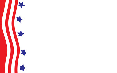 USA flag in style vector