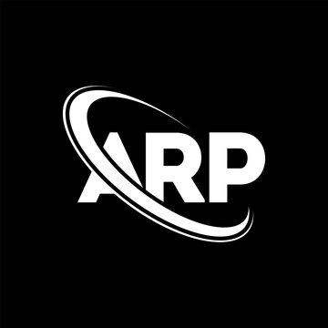 ARP logo. ARP letter. ARP letter logo design. Initials ARP logo linked with circle and uppercase monogram logo. ARP typography for technology, business and real estate brand.