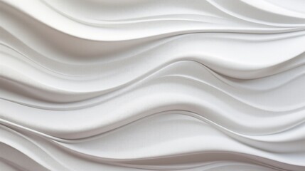 Abstract silk white background. generative Ai