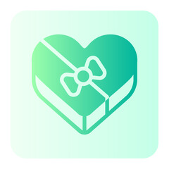 heart box gradient icon