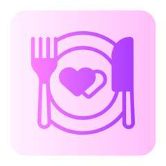 dish gradient icon
