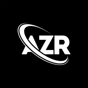 AZR logo. AZR letter. AZR letter logo design. Initials AZR logo linked with circle and uppercase monogram logo. AZR typography for technology, business and real estate brand.