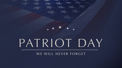 Patriot Day in memory of September 11, 2001 globe background. United States of America. Memorial...