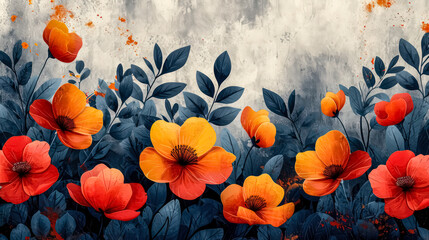 Colorful Flower Painting