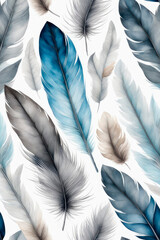 Colour feather abstract background. .