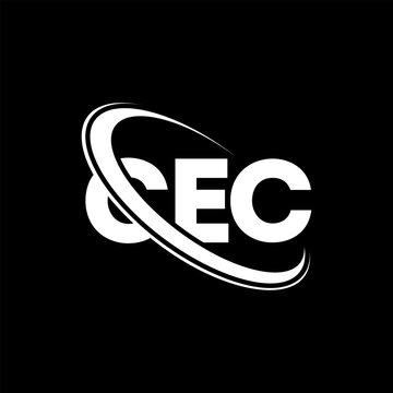 CEC logo. CEC letter. CEC letter logo design. Initials CEC logo linked with circle and uppercase monogram logo. CEC typography for technology, business and real estate brand.