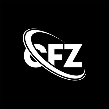 CFZ logo. CFZ letter. CFZ letter logo design. Initials CFZ logo linked with circle and uppercase monogram logo. CFZ typography for technology, business and real estate brand.