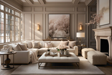 Step into a world of comfort within a room dressed in comforting beige hues. Let the soothing...