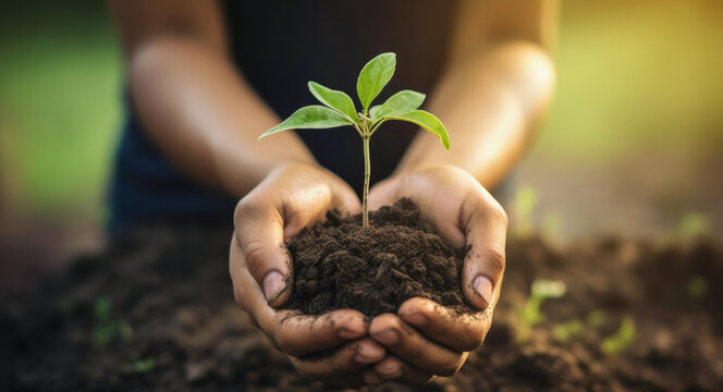 Plant trees to replace nature. Generative AI
