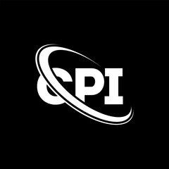 CPI logo. CPI letter. CPI letter logo design. Initials CPI logo linked with circle and uppercase monogram logo. CPI typography for technology, business and real estate brand.