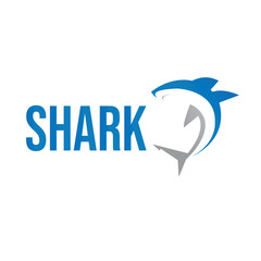social media shark logo