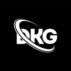 DKG logo. DKG letter. DKG letter logo design. Initials DKG logo linked with circle and uppercase monogram logo. DKG typography for technology, business and real estate brand.