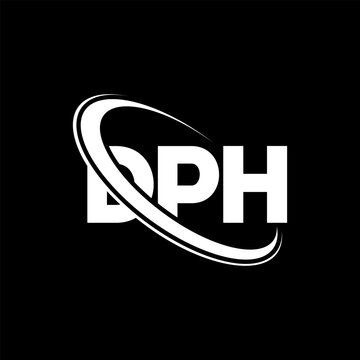 DPH logo. DPH letter. DPH letter logo design. Initials DPH logo linked with circle and uppercase monogram logo. DPH typography for technology, business and real estate brand.