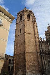 Church tower in Valencia, Spain - 725686144