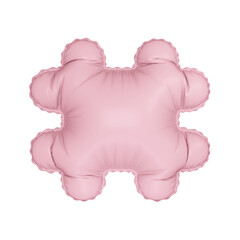 3D marshmallow pink color helium balloon "hashtag" #  symbol 