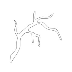 Obraz premium Branch Line Art Illustration 