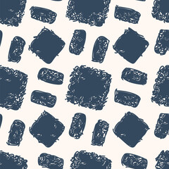 Seamless pattern with a simple abstract drawing