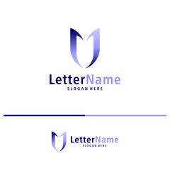 Modern letter V logo design vector. Creative V logo concepts template