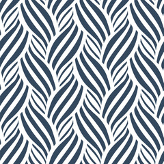 Black and white pattern with doodle style. Vector