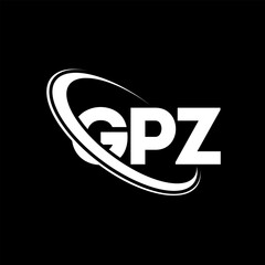 GPZ logo. GPZ letter. GPZ letter logo design. Initials GPZ logo linked with circle and uppercase monogram logo. GPZ typography for technology, business and real estate brand.