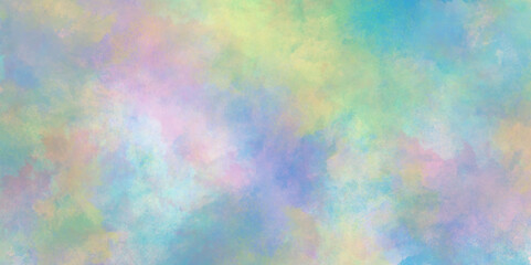 Rainbow colors watercolor paint splashes watercolor background with stains, soft colorful abstract watercolor paint background design, watercolor paper textured illustration with splashes.