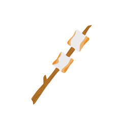 Marshmallow And Stick Illustration 