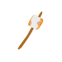 Marshmallow And Stick Illustration 
