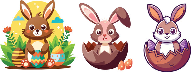 easter-chocolate-egg-broken-in-half-with-rabbit