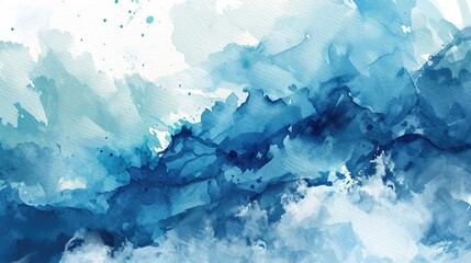 Blue hues artistic flow