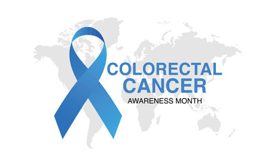 colorectal cancer, National Colorectal Cancer Awareness Month. Save Lives with Prevention Awareness concept observed on March